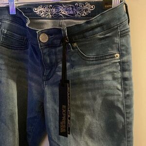 Express Women's Blue Jeans